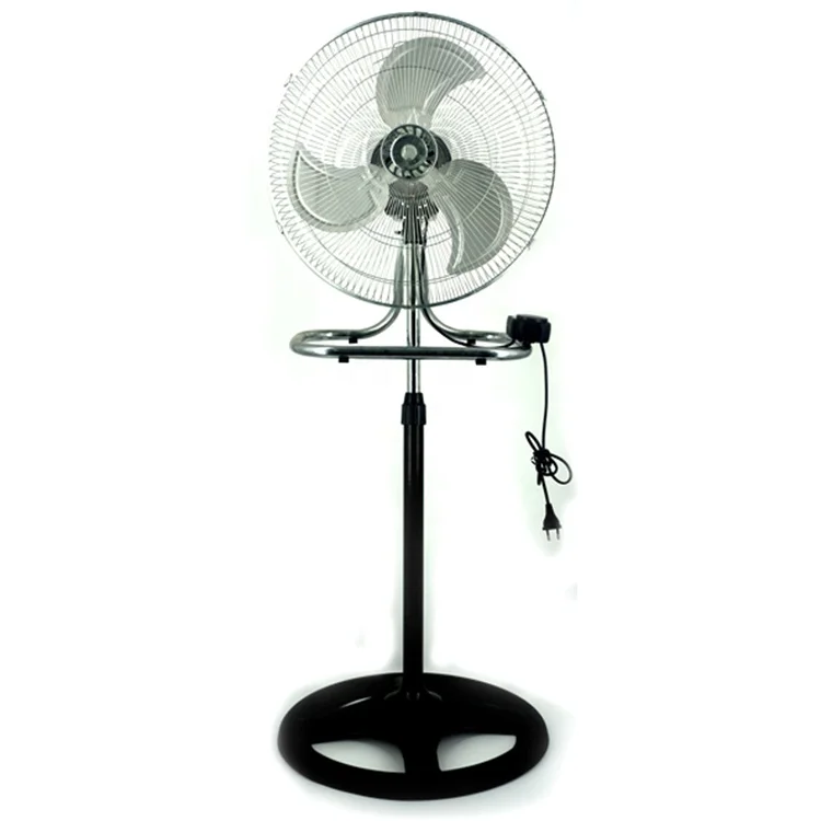 2 in 1 18 inch 3 speed 3 silver metal blade electric pedestal ce round hot modern metal grill wheel base home stand fan