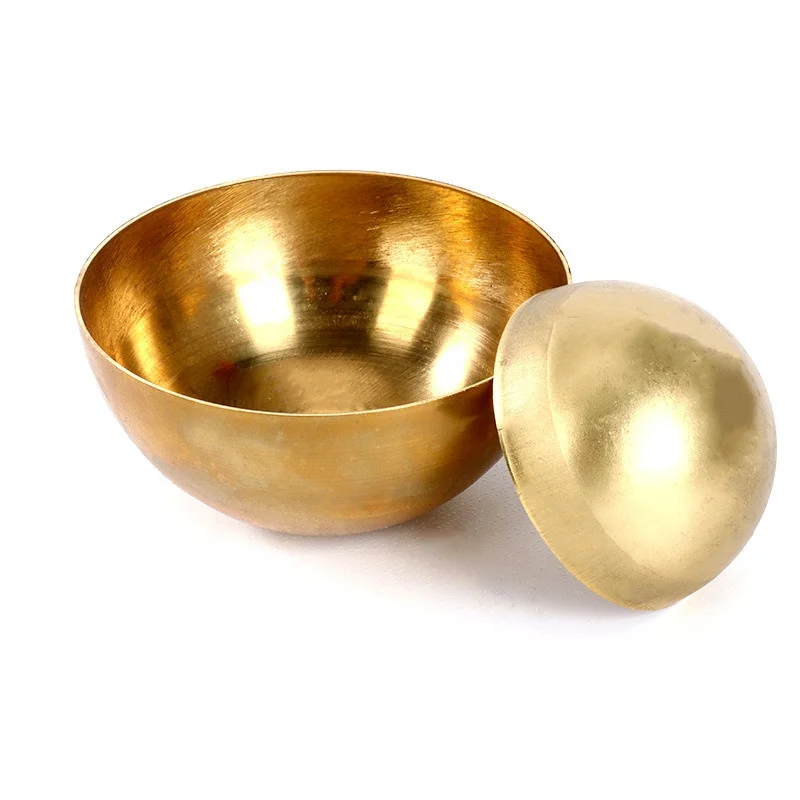 50mm 80mm 100mm 150mm 200mm Hollow Brass Hemisphere Mirror Polished Half Round Brass Copper Ball