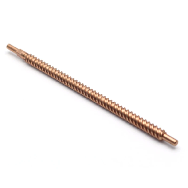 Custom CNC Milling Fabrication Brass Ball Screw Rod Precision Machining Copper Parts