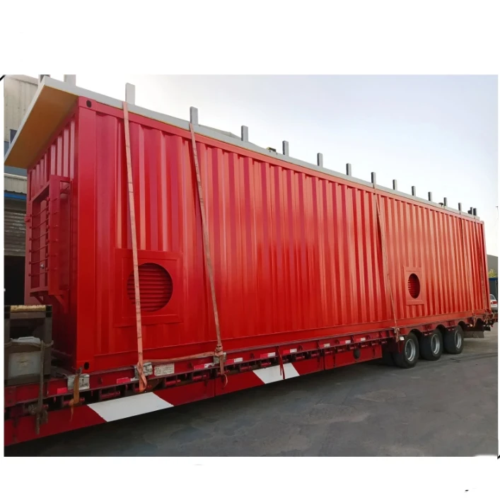 Real smoke real fire training container