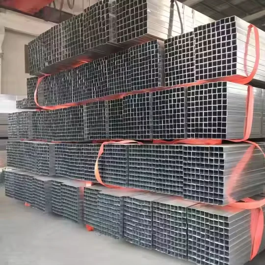 Factory 2x2 Galvanized Hollow Section 14 gauge tubing tubular iron Square Steel Pipes for Shelter Structure