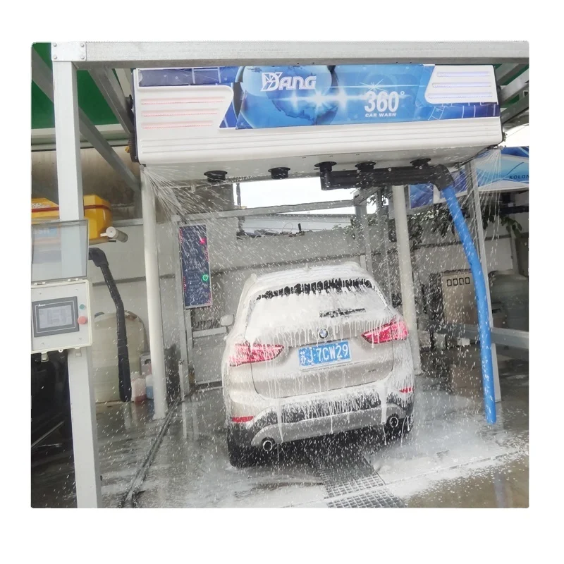 360E automatic wash car machine contactless self-service car washing machine system
