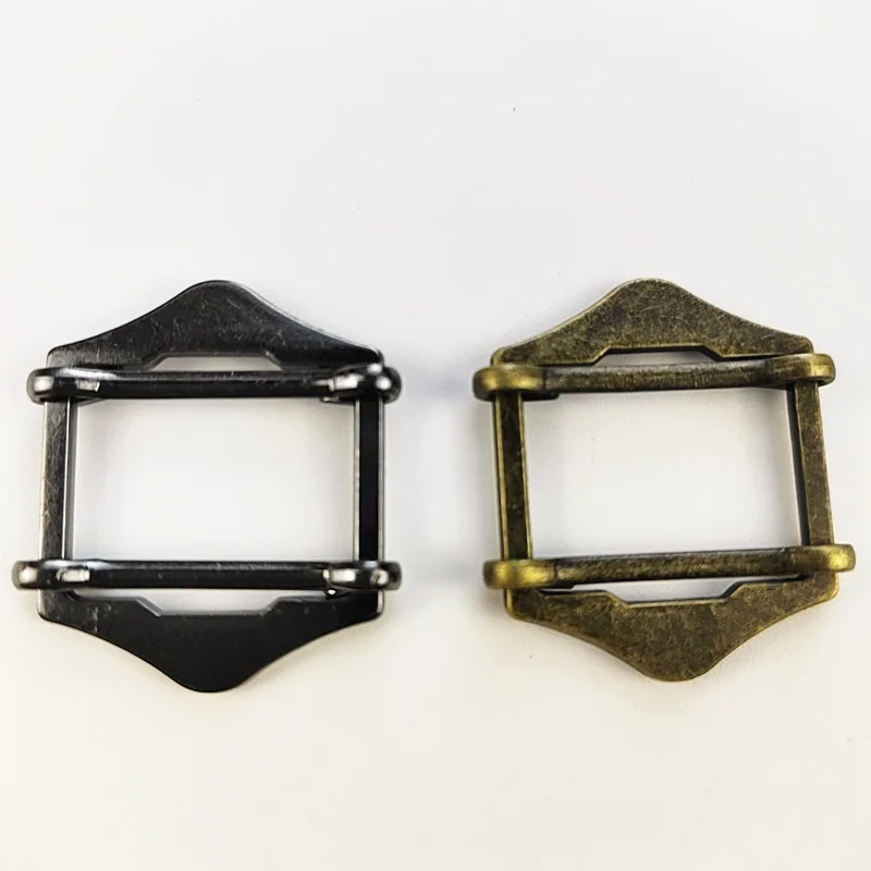 DWDP Professional Zinc Alloy Double Needle Belt Buckle Pant Strap Sliding Metal Buckle