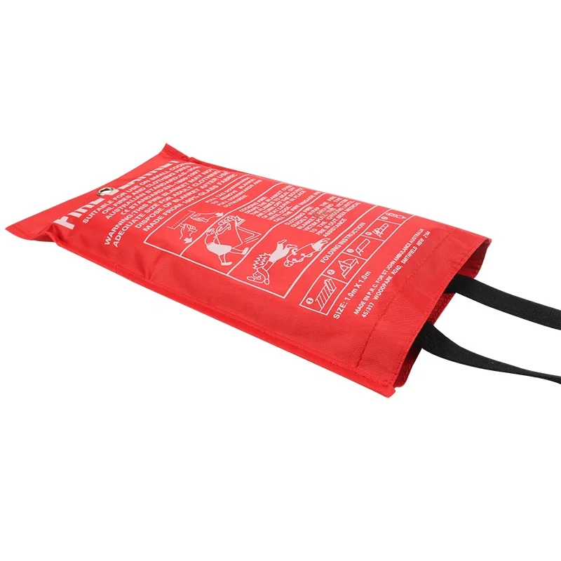 Fire blanket 1.0M*1.0M 39.37*39.37inch 15 oz fire blanket material Fiberglass