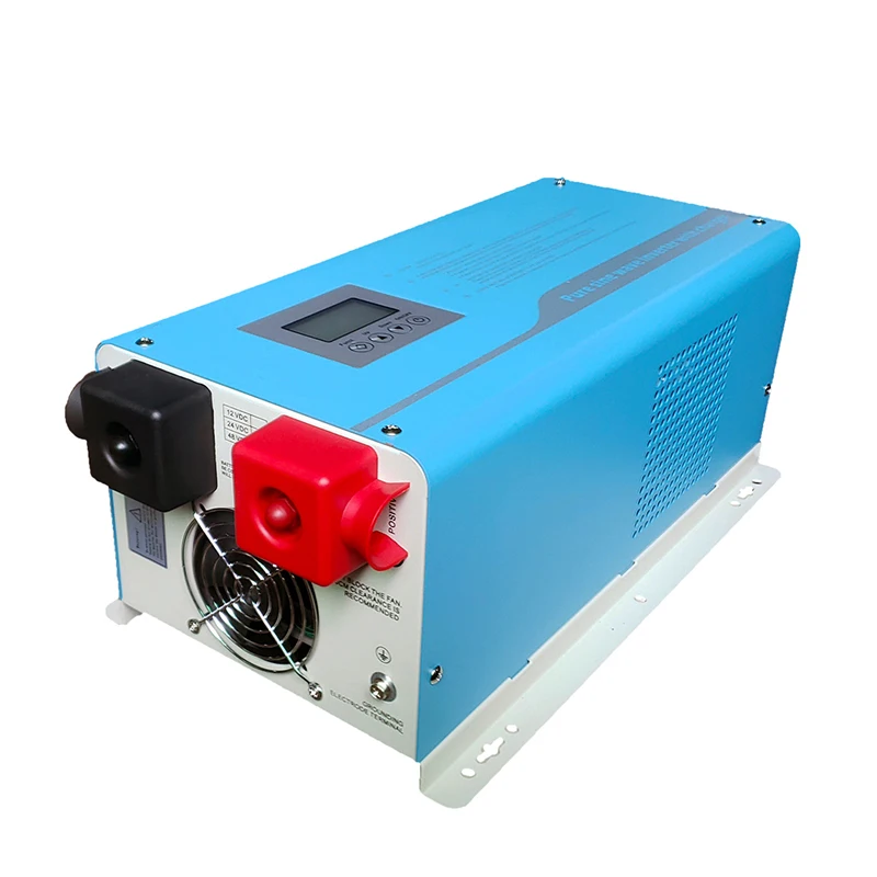 Off grid Pure sine wave 12V 24V 48V 110VAC 220VAC 1KW to 8KW Solar Inverter solar power system Off Grid Inverter with charger