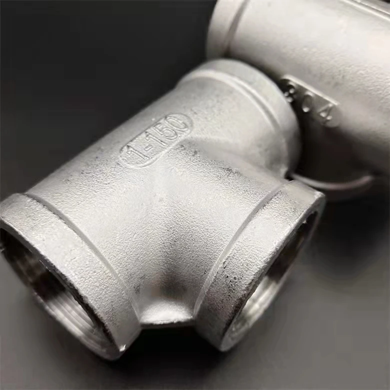 Finemaker Factory Price 304 Inner Wire Tee Direct Connector Water Pipe Fitting Stainless Steel Joints