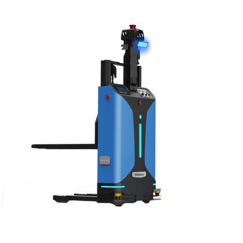 Factory Direct Wellwit Supply Driving Luggage, Self-Loading Portable Electric Forklift