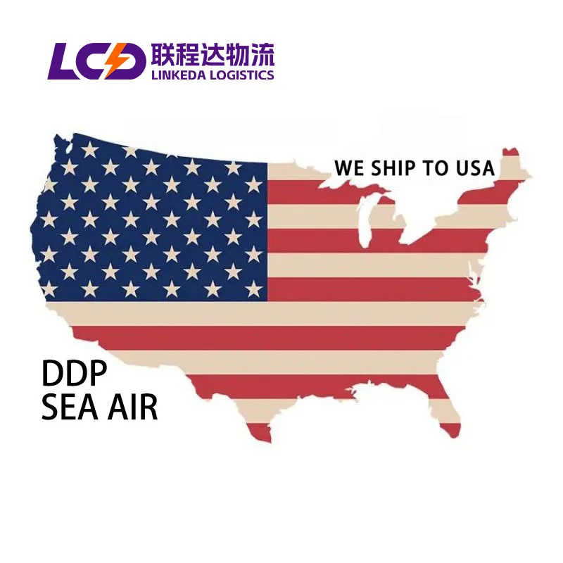 LINKEDA Logistics Company 16 Years International Transportation Servicer Delivery To Door Air Sea Shipping Agent China To USA