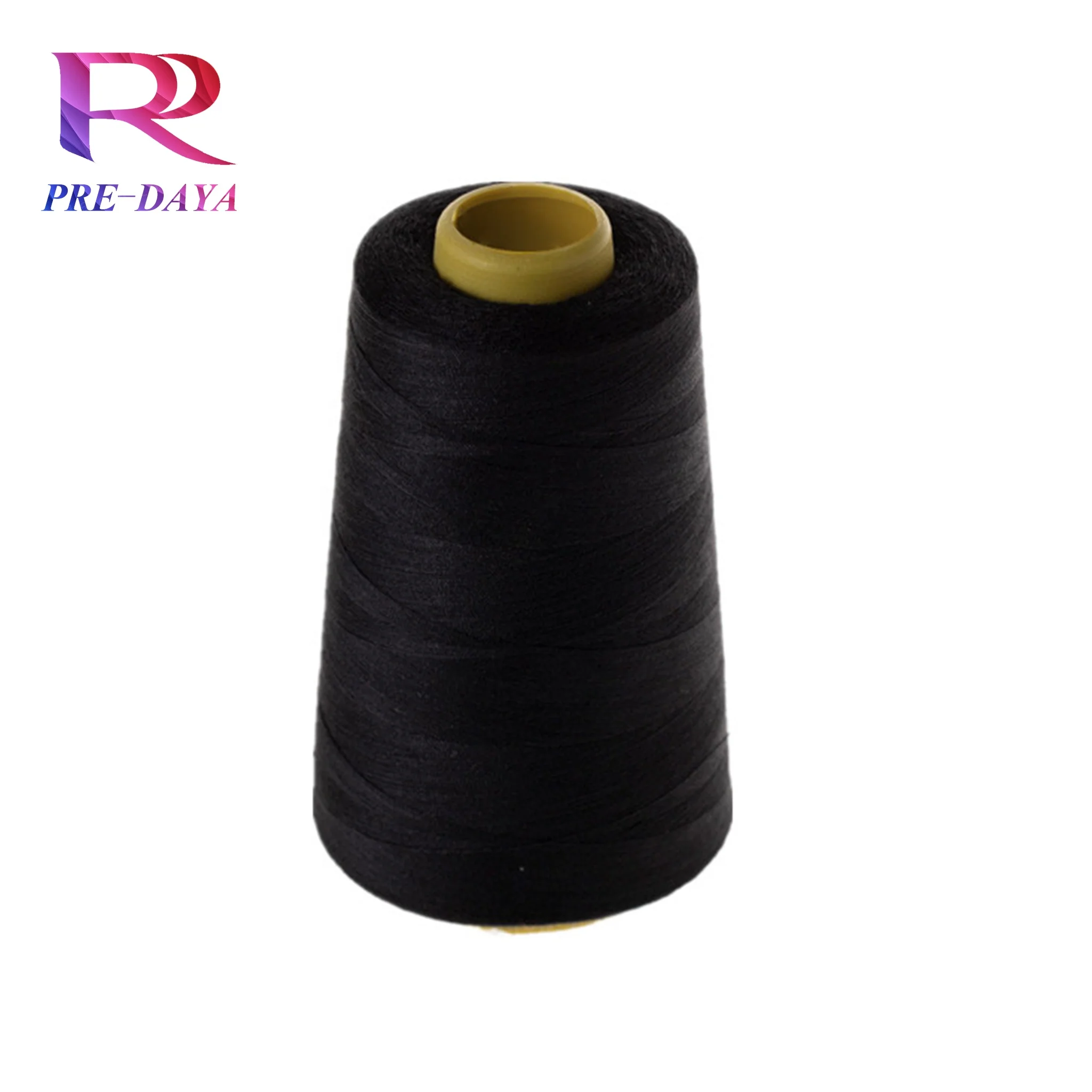 Best Selling 100% Spun Black Polyester Sewing Thread in Bulk 40/2 10000 Yards
