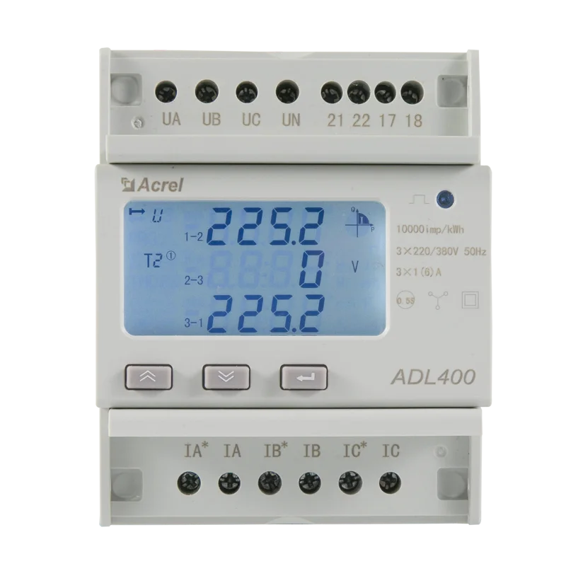 Acrel ADL400  Electrical Measuring Instrument three phase din rail electric energy meter