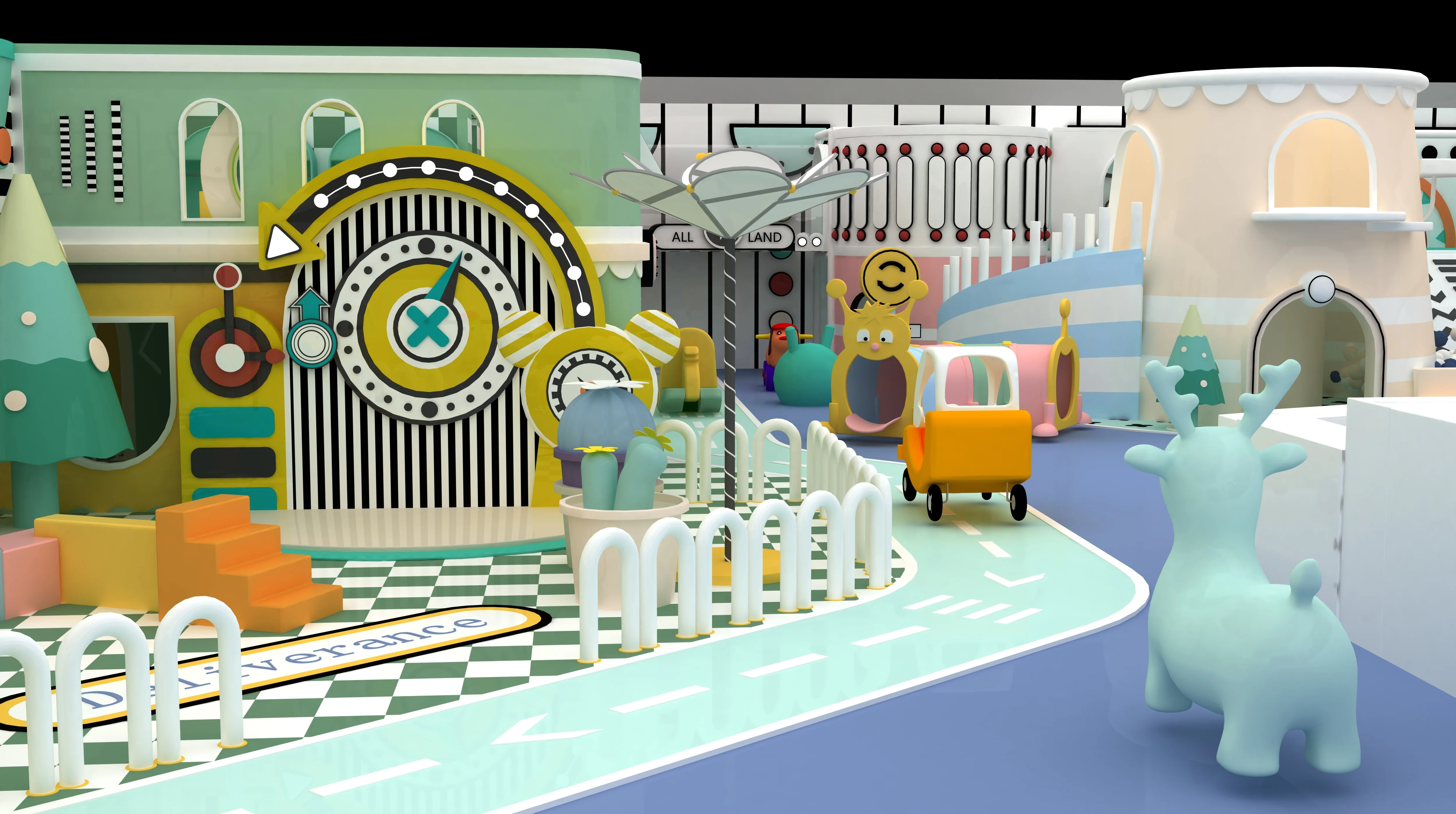 Nannan large commercial perfect modern design soft play gym park kids indoor playground maze equipment for kids child