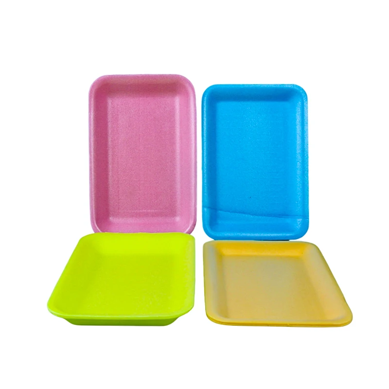 Wholesale Disposable Square Plastic Foam Tray Can Hold Seafood And Meat