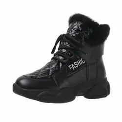 Women Winter fashion Shoes Footwear Warm Outdoor Fur Ladies Boots