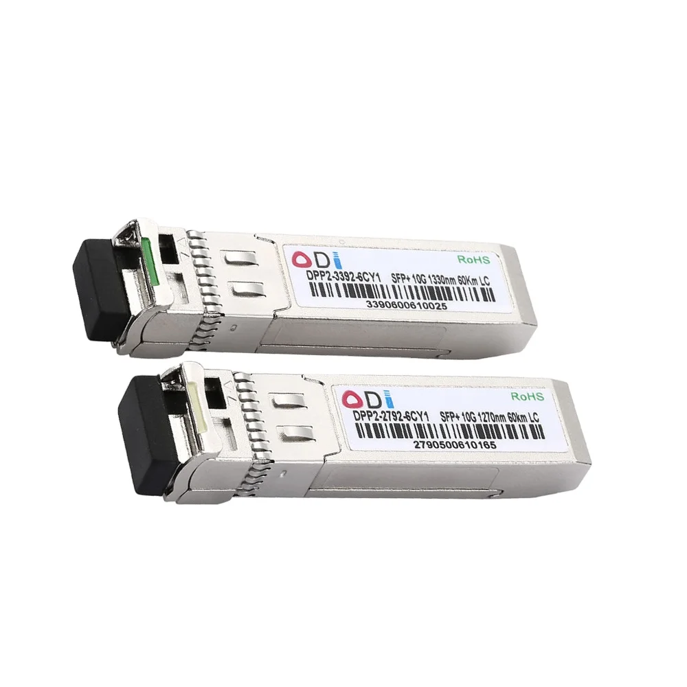 ODI 10G CWDM SFP+ 1270nm/1330nm Compatible with Cisc huawei zte j4859d j9150d Optical SFP Module