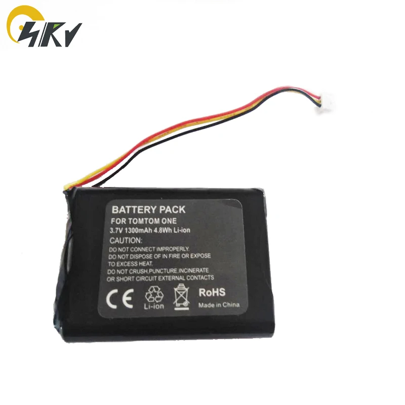 
3.7V Li-ion Battery 1300mAh for TomTom one V2 V3 V5 XL Europe Dach TML Rider IQ Routes S4L Rider 2nd 4K00.100 
