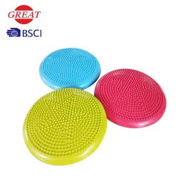HOT selling PVC wobble balance massage yoga cushion disc