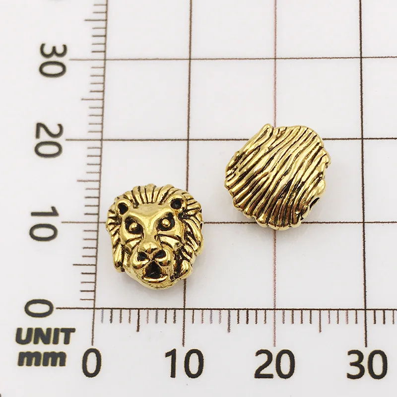 Vintage Charms Beads Antique Silver & Gold Animal Charms Beads Accessories For Making Bracelet DIY