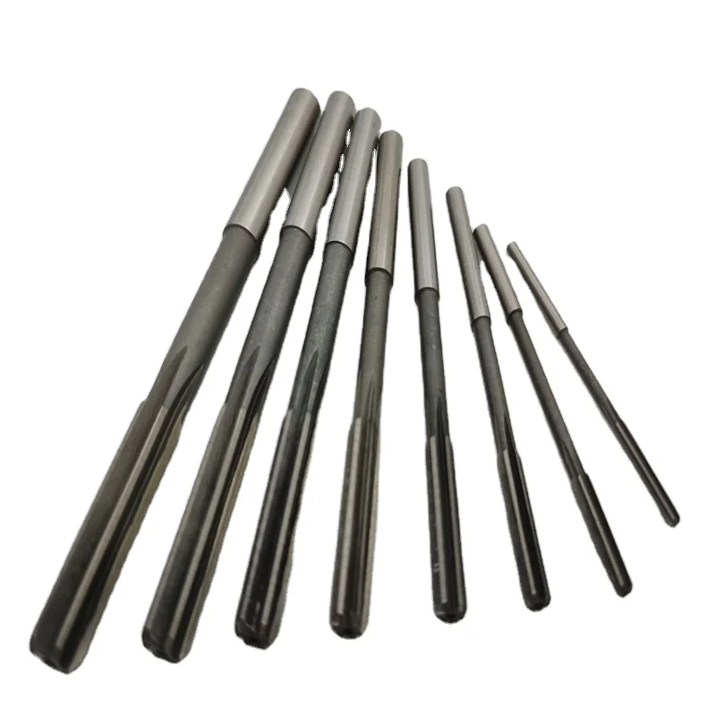 Low MOQ Customized Finishing Tool 3-20MM Full Size Non-standard Reamer Bit Straight HSS Reamer Solid Carbide Hand Machine Reamer