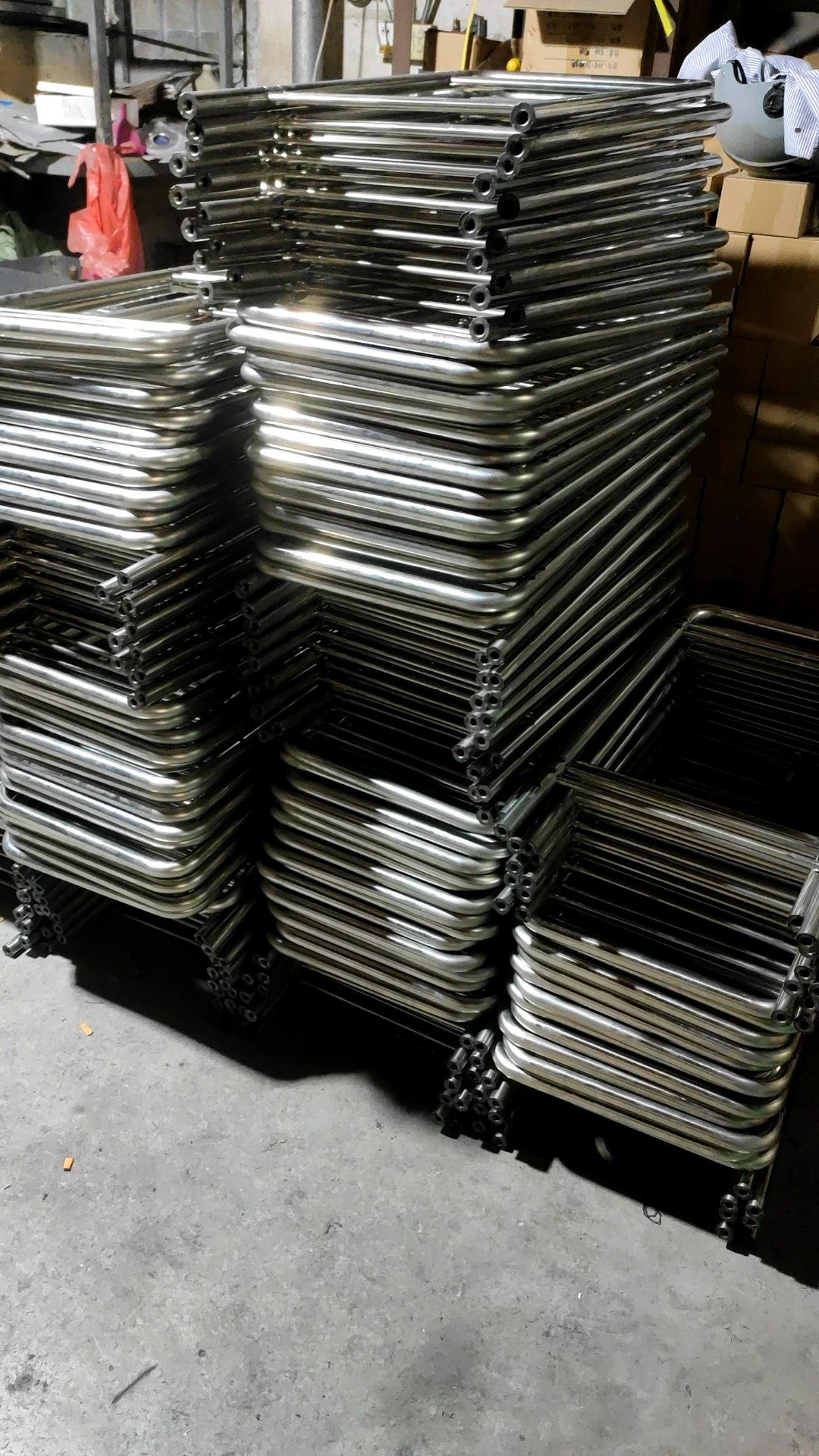 Medical Stainless Steel  2 Shelves Hospital Dressing Trolley With Two Drawers