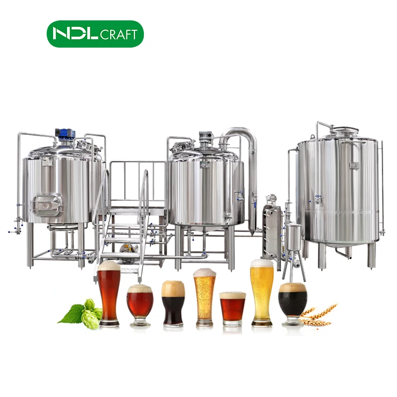 1000L Ale Brewing Plant Micro Beer Making Machine