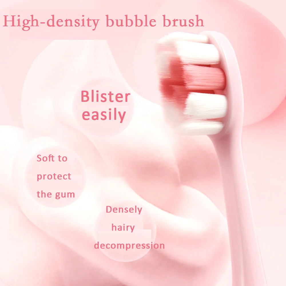 New arrival 10000 toothbrush ultrasoft bristles organic colorful toothbrush