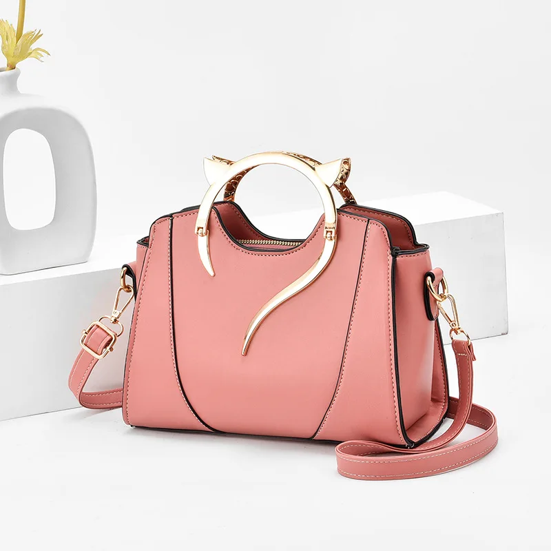  Fashion Women PU Leather Shoulder Handbag Lady Bags Handbags Girl Tote Bag For 2021 New
