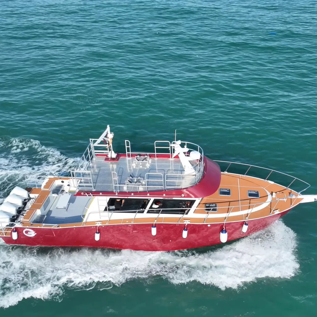 Poseidon  50ft 15m aluminum power cruising yacht charter boat cabin cruiser speed fishing boat for sale