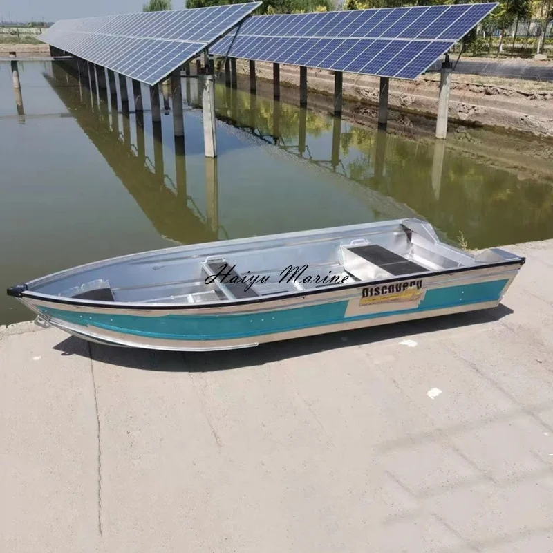 Deep V-shaped bottom fishing boat portable boat