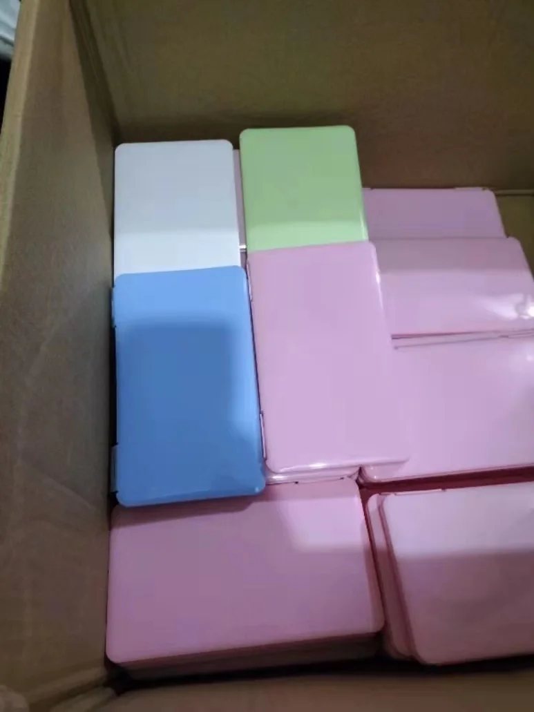 
Wholesale print logo Hook Plastic case holder Portable Small Multi-color for Mask Storage Box 