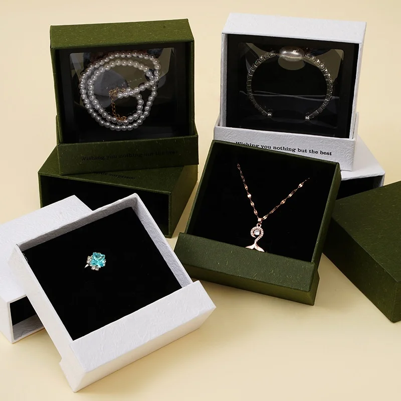 Wholesale Price Custom Logo Printed Paper Drawer Cardboard Jewelry Packaging Box