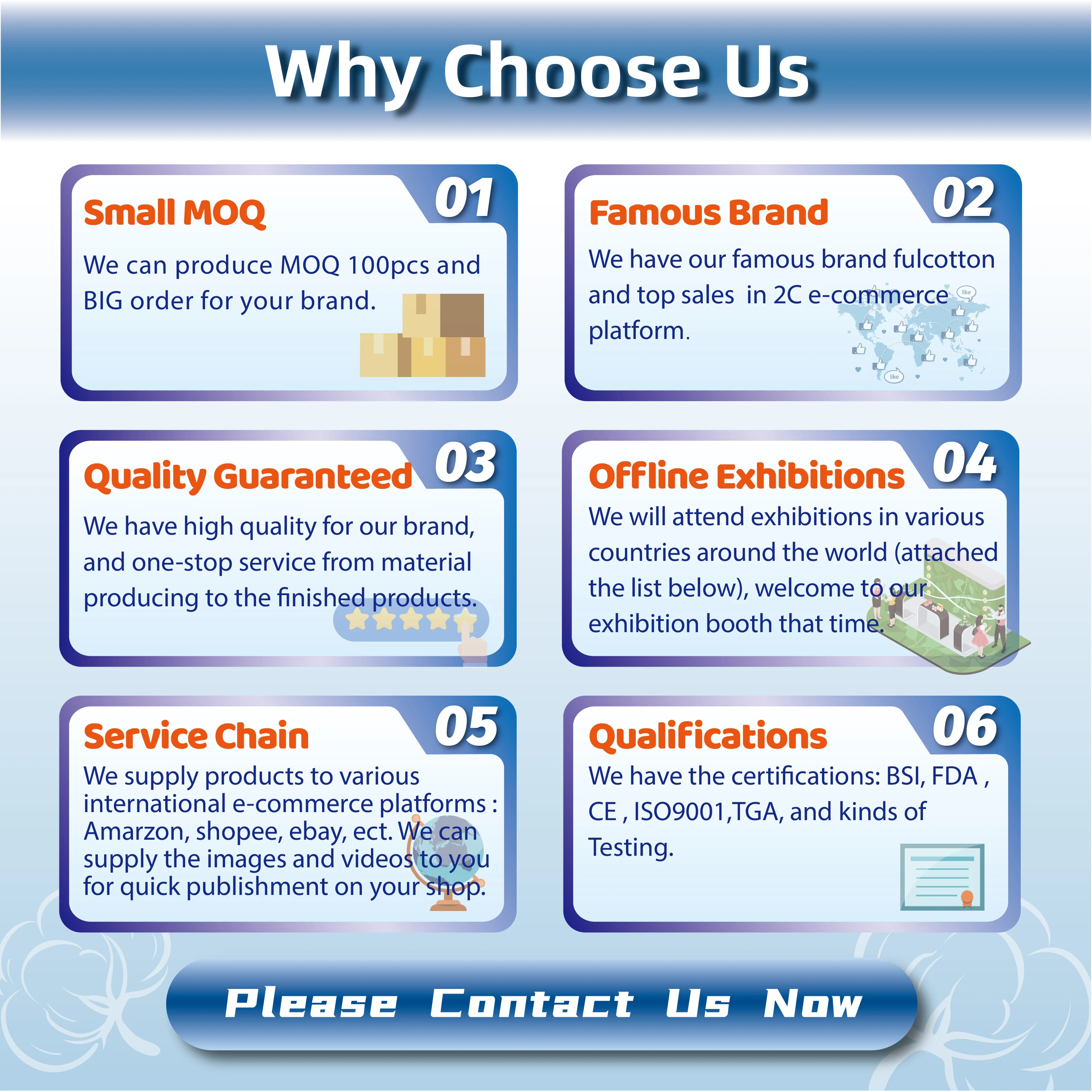 OEM/ODM Customized Wipes Customized Logo Bamboo Fiber Organic Natural floor wipes soothes skin Antibacterial wipes