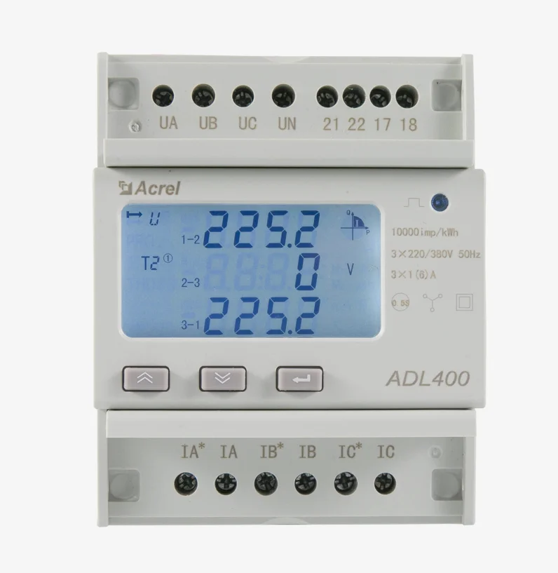 Acrel ADL400 Three-phase electricity meter on din rail with RS485 MODBUS-RTU