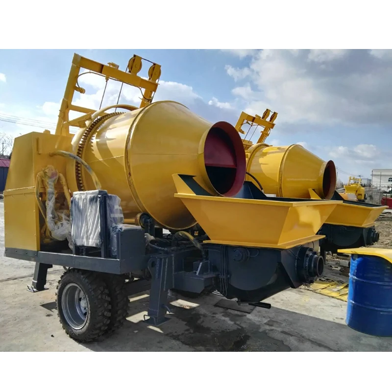 Mobile Selfpropelled Concrete Mixers Concrete Machinery Canister Transfer Pump Truck JBT40 Mini Concrete Pump