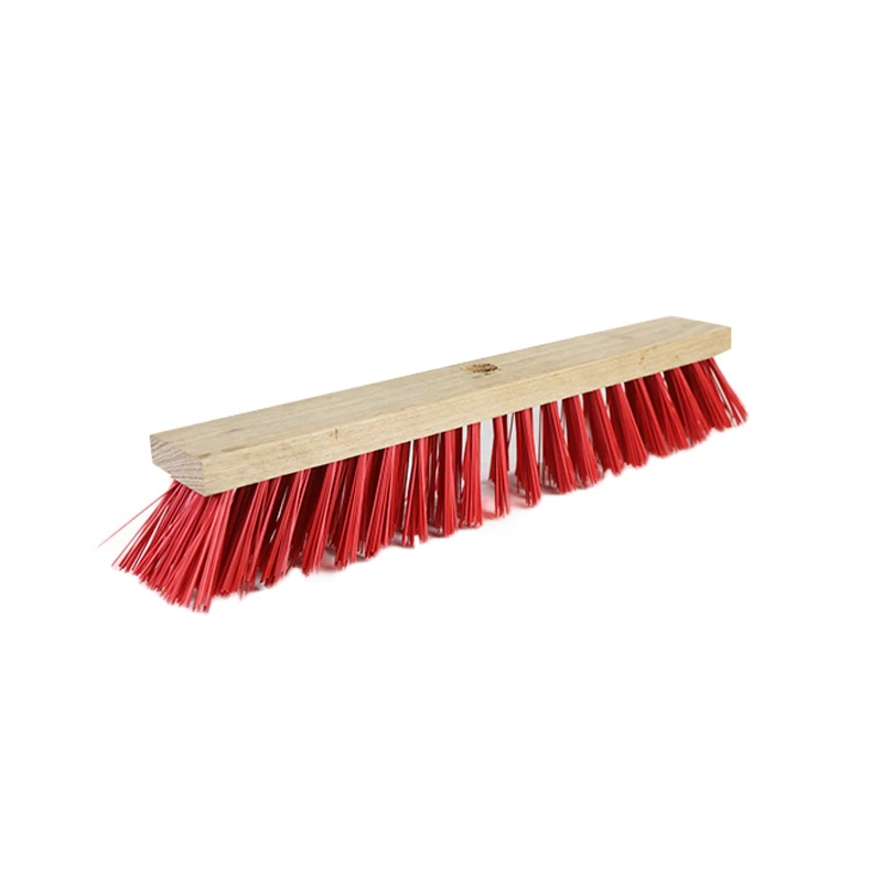 High quality multifunctional customized red pp comb detachable handle clean floor Deck scrubbing brush