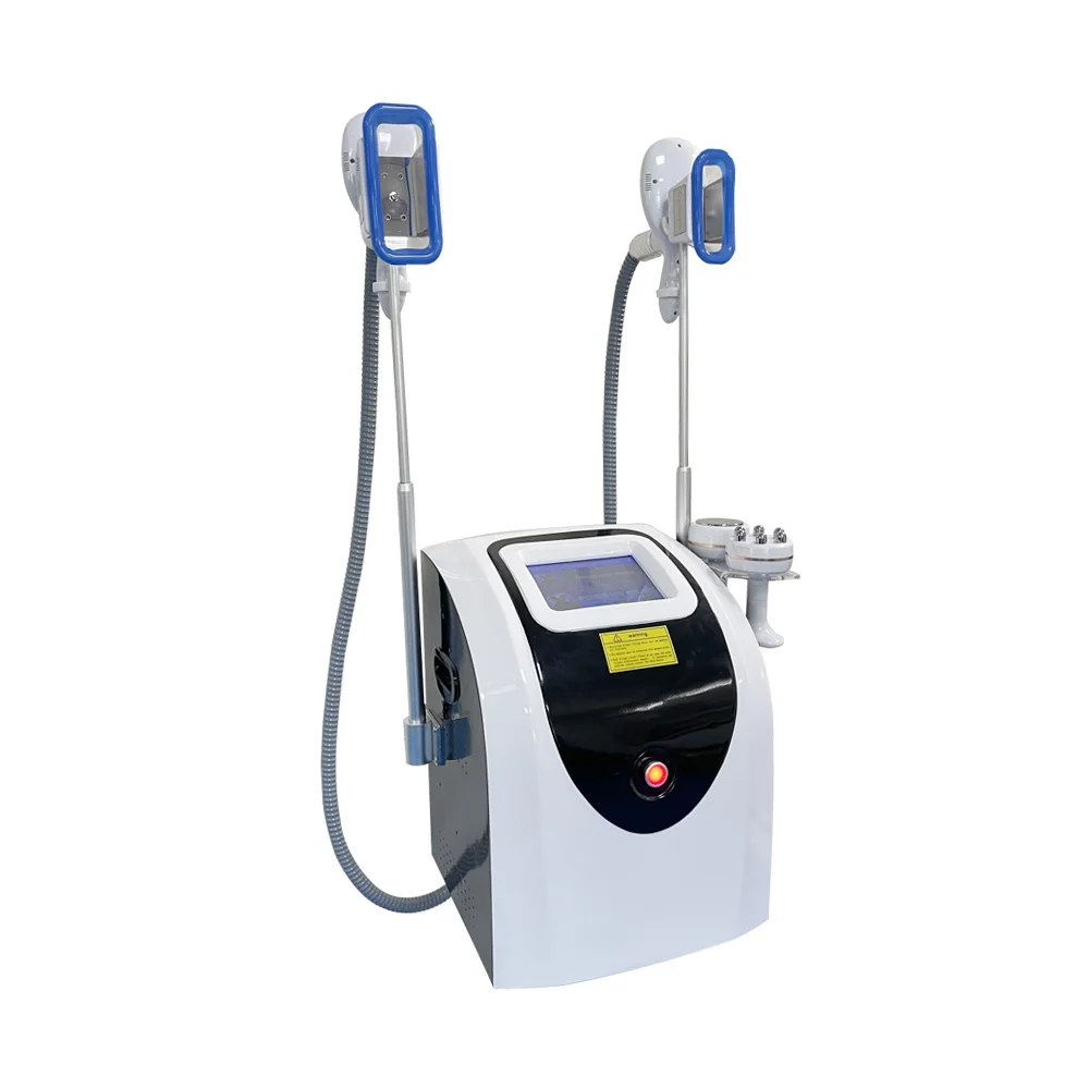 Wholesale 2 handles working together kryolipolyse freezefats machine , cavitation rf  crioliplisis 2022 fat freeze cryolipolysis machine