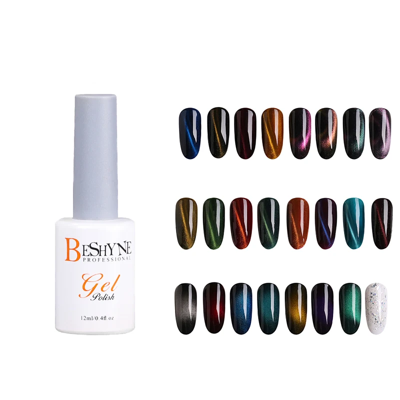 Semi Permanent Nail Polish Semi-Permanent Magnetic Nail Cat Eye Gel Polish