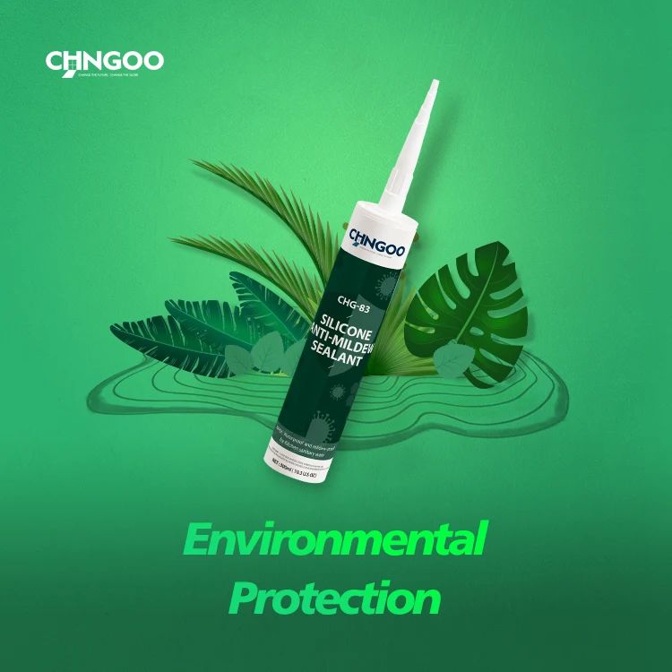 CHNGOO Prevalent Market High Quality Dry Time Fast Factory Low Price White Clear Black Silicone Sealant