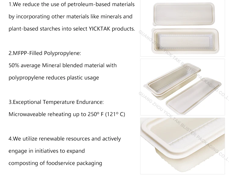 Genuine Basket Fruit Pet Food Grade Container Takeaway Disposable Plastic Clamshell