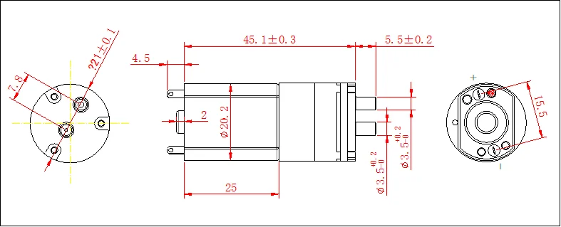 High Pressure DC Vacuum Booster Self Priming Mini Electric Silent Diaphragm Vacuum pump For Vacuum Packing Machine