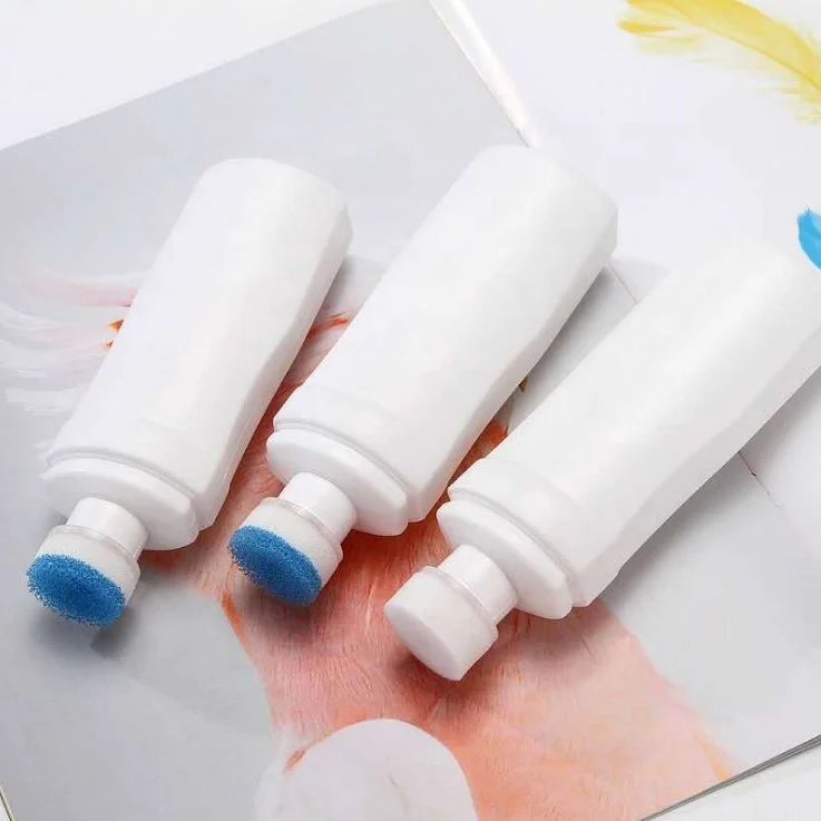 Professional customizable white shoe sneaker cleaner spray with sponge