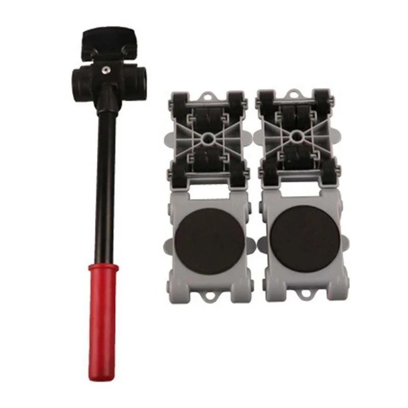 8 Pcs/set Furniture Mover Tool Set Transport Shifter Lifter Wheel Heavy Stuffs Moving with 3pcs Platforms