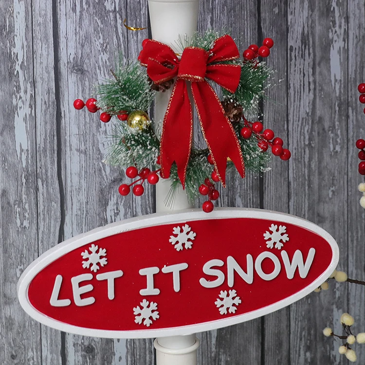 luces de la rua nevando navidade Waterproof LED Outdoor Christmas snowing street lights Snowing Vertical Streetlamp