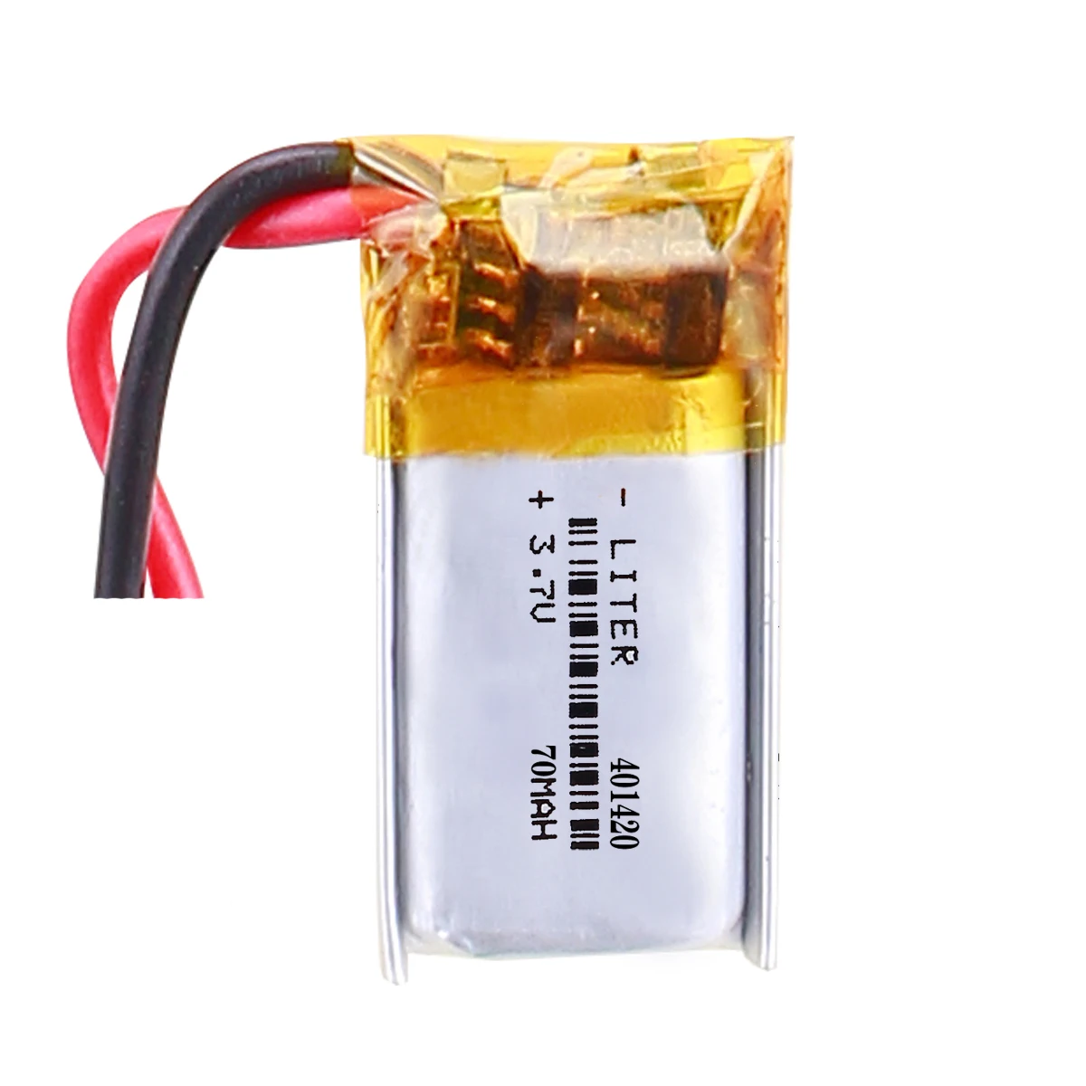 3.7v  lipo battery pack 401420 70mah lithium polymer battery for Accordion