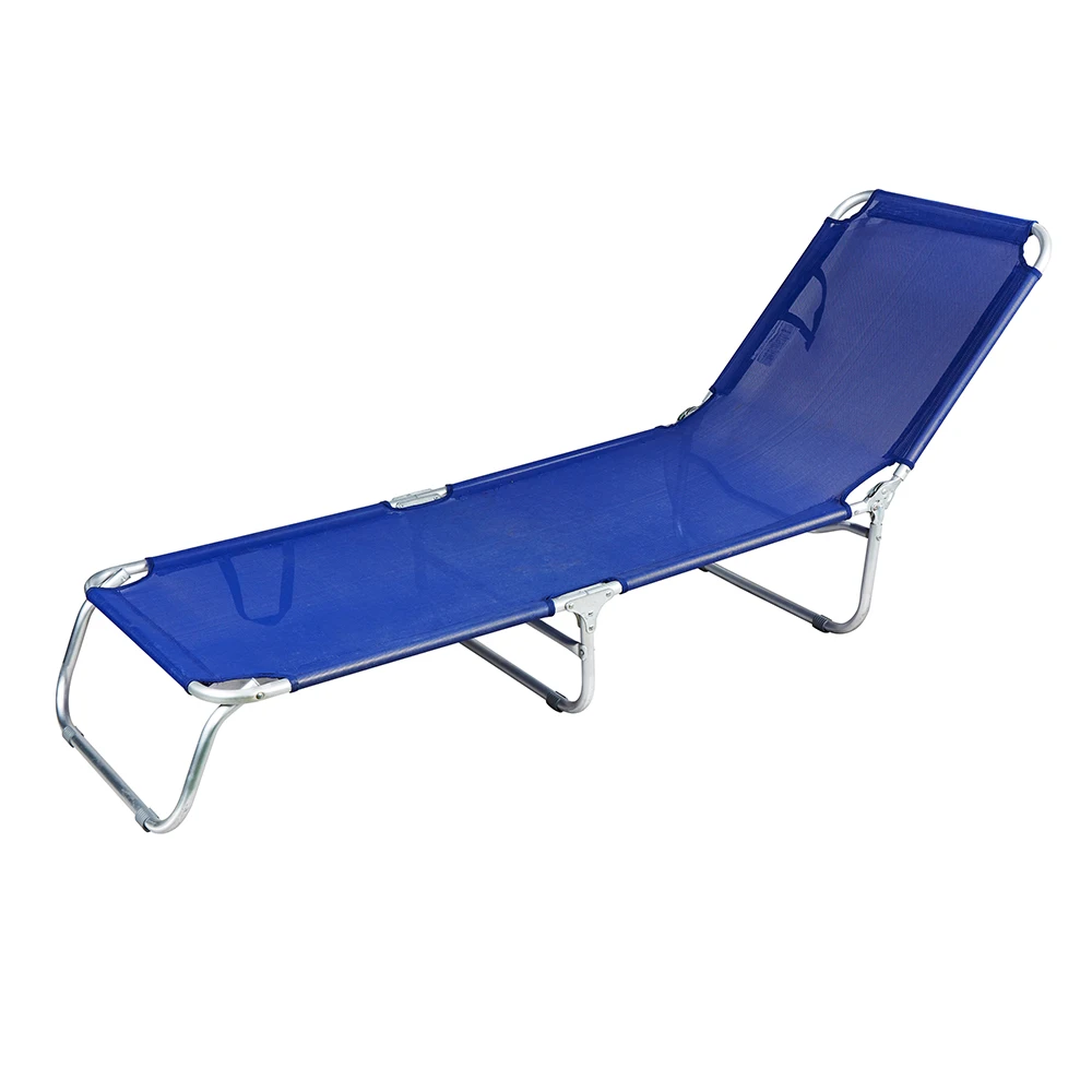 Durable fold-up cot YF-105D lightweight folding beach bed