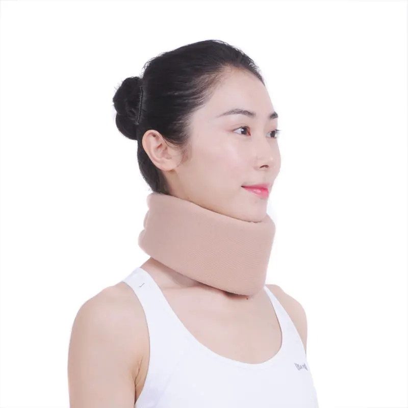 Custom Soft Foam Neck Brace Universal Cervical Collar Adjustable Neck Support Brace for Sleeping