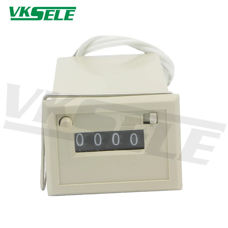 CSK4-NKW Buckle mounting 4 Digits Display electromagnetic counter