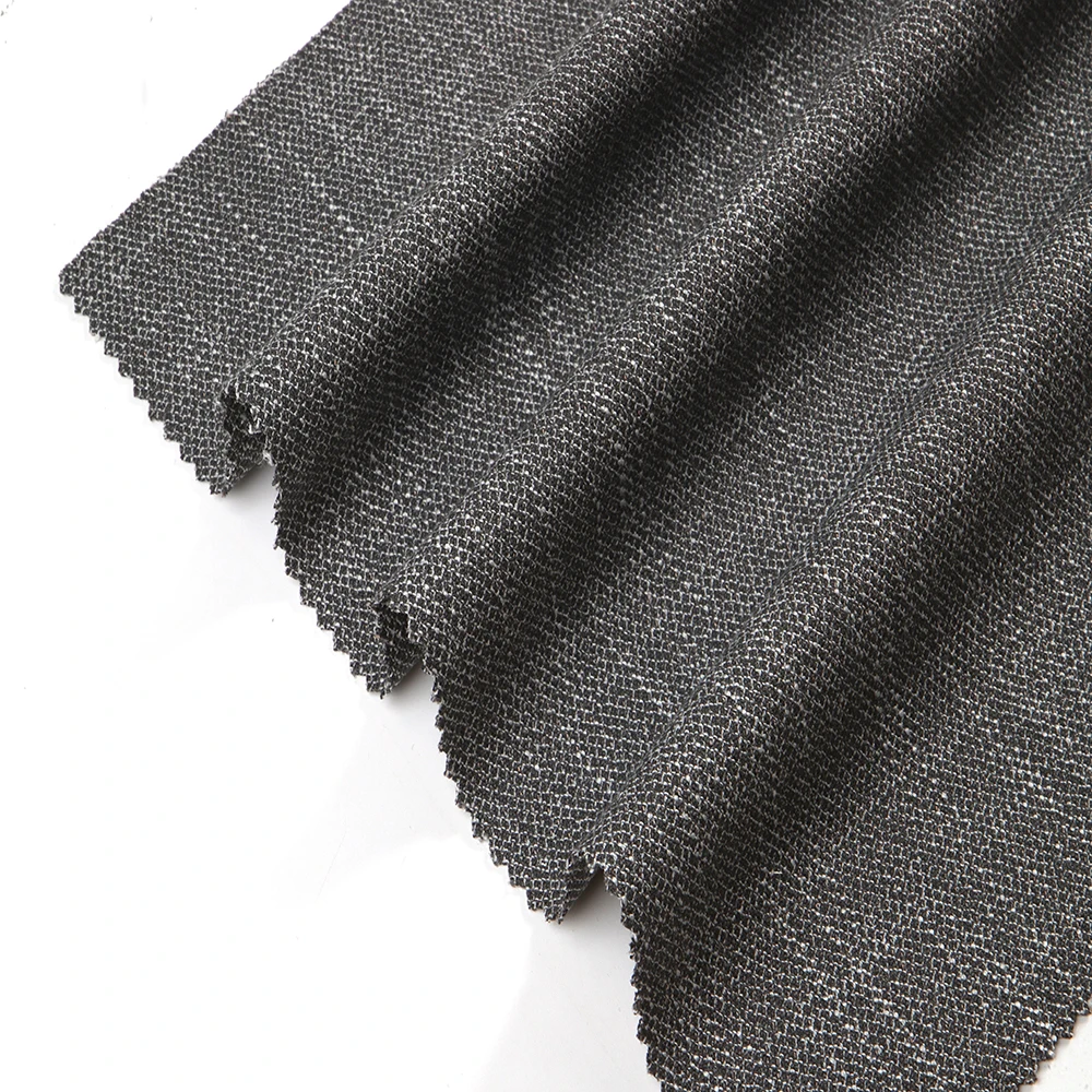 Polyester viscose wool-like winter  fabric clothing high-quality fabric
