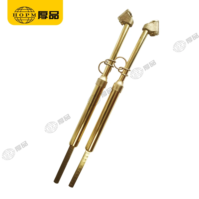 10-160Psi Tire Inflator Pressure Gauge Dual Head Air Gauge Tire Pen Pencil Gauge with Ruler