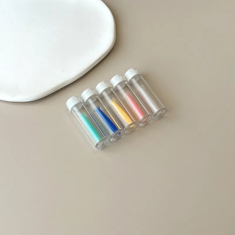 1.3*5cm Plastic RGP Contact Lens Wearing Picking Tool and Small Stick with Bottle