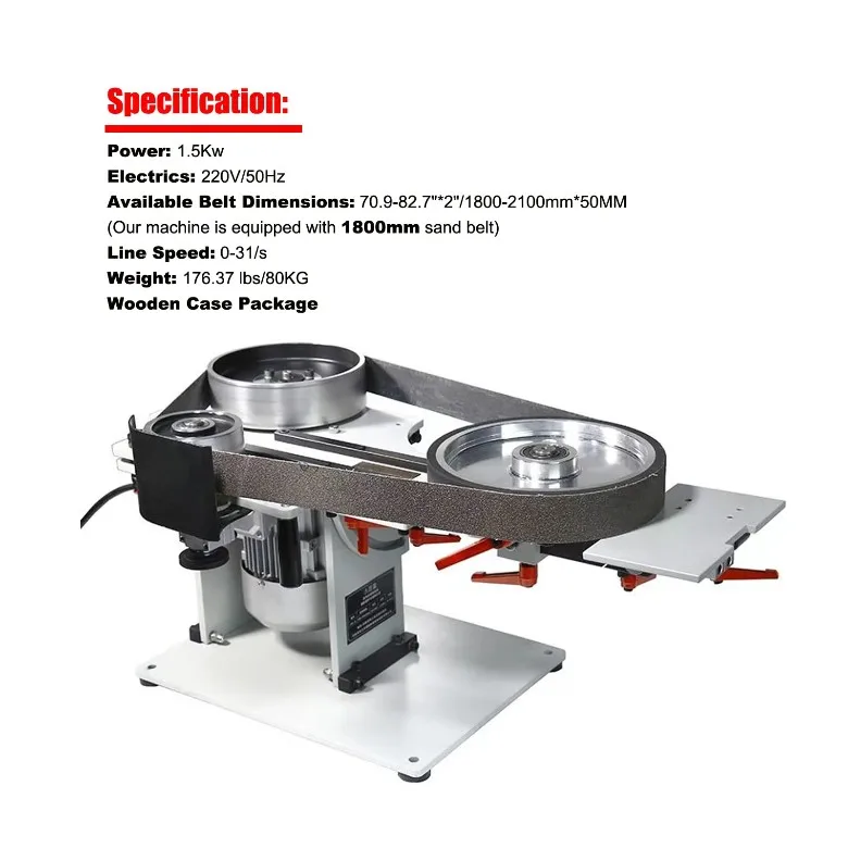 2x72 CNC Belt Grinder Used but in Good Condition Patented Product
